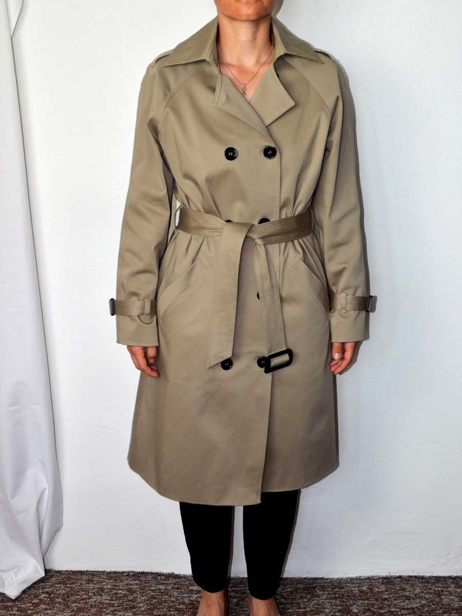 Classic Cotton Gabardine Trench Coat - Pret a Collection