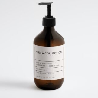 Hand & Body Wash, Peppermint & Dark Cedar