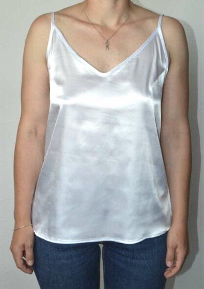 simple satin top